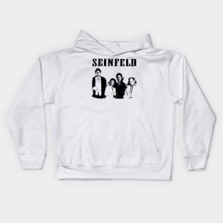 seinfeld // movie retro Kids Hoodie